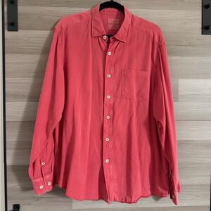 Tommy Bahama Jeans Men’s Cotton / Tencel Blend Long Sleeve Shirt Size Large